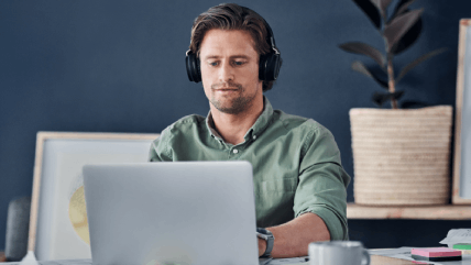 Expert working on foreign language subtitling services, adapting content to reach diverse international audiences.