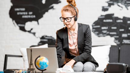 Professional creating subtitling services that enhance multilingual clarity, improving communication across global audiences.